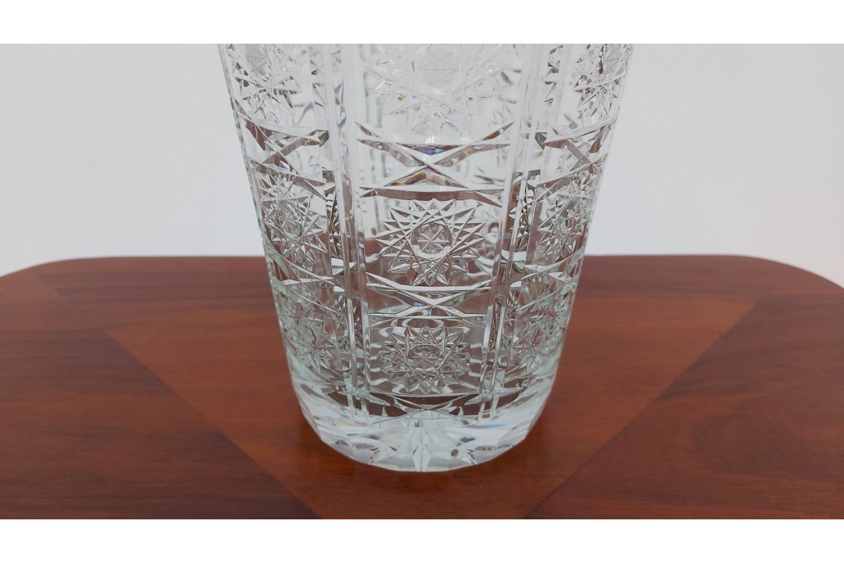 Crystal Vase, Poland, 1960s